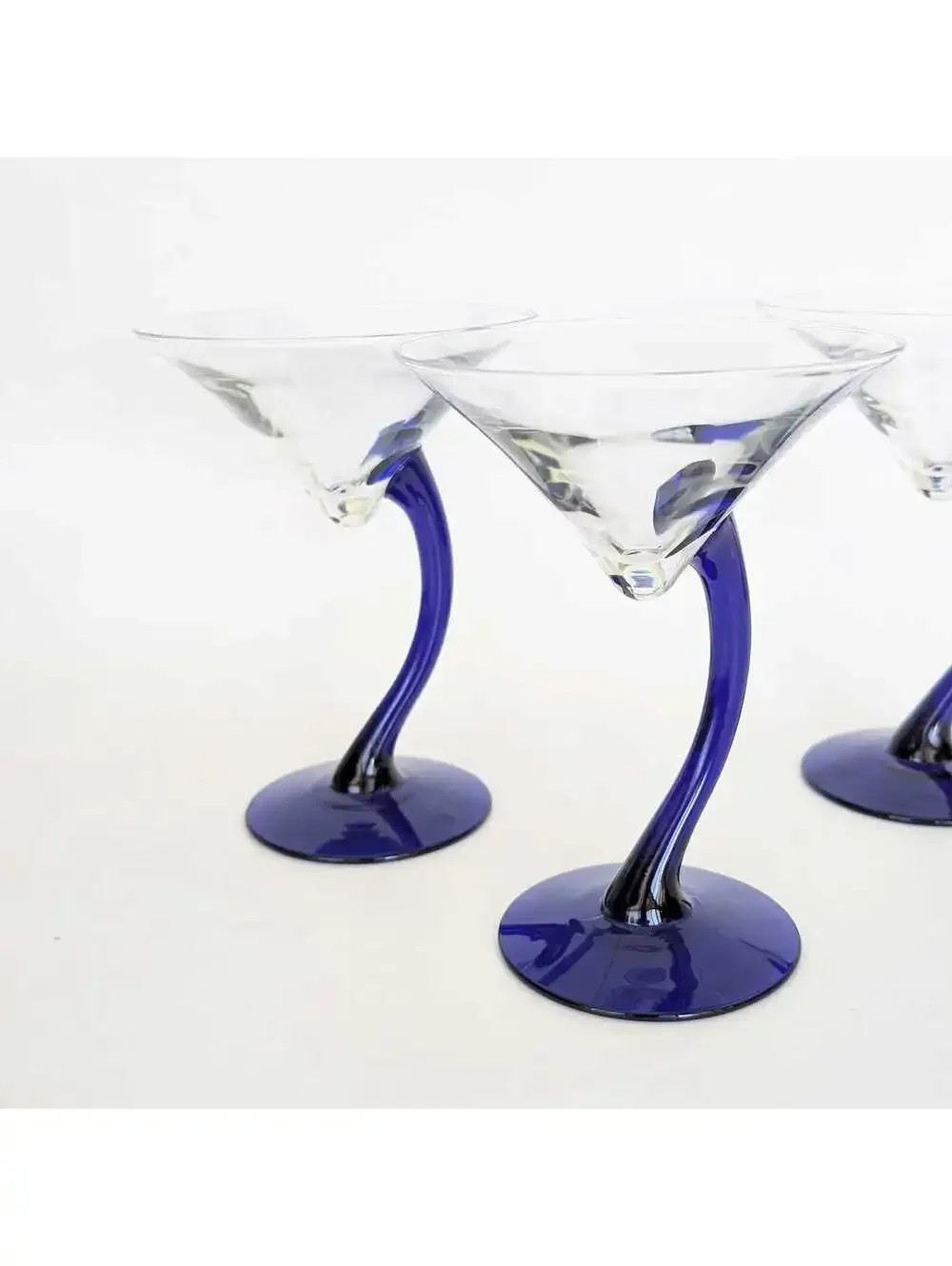 1990s Vintage Libbey Bravura Martini Glasses